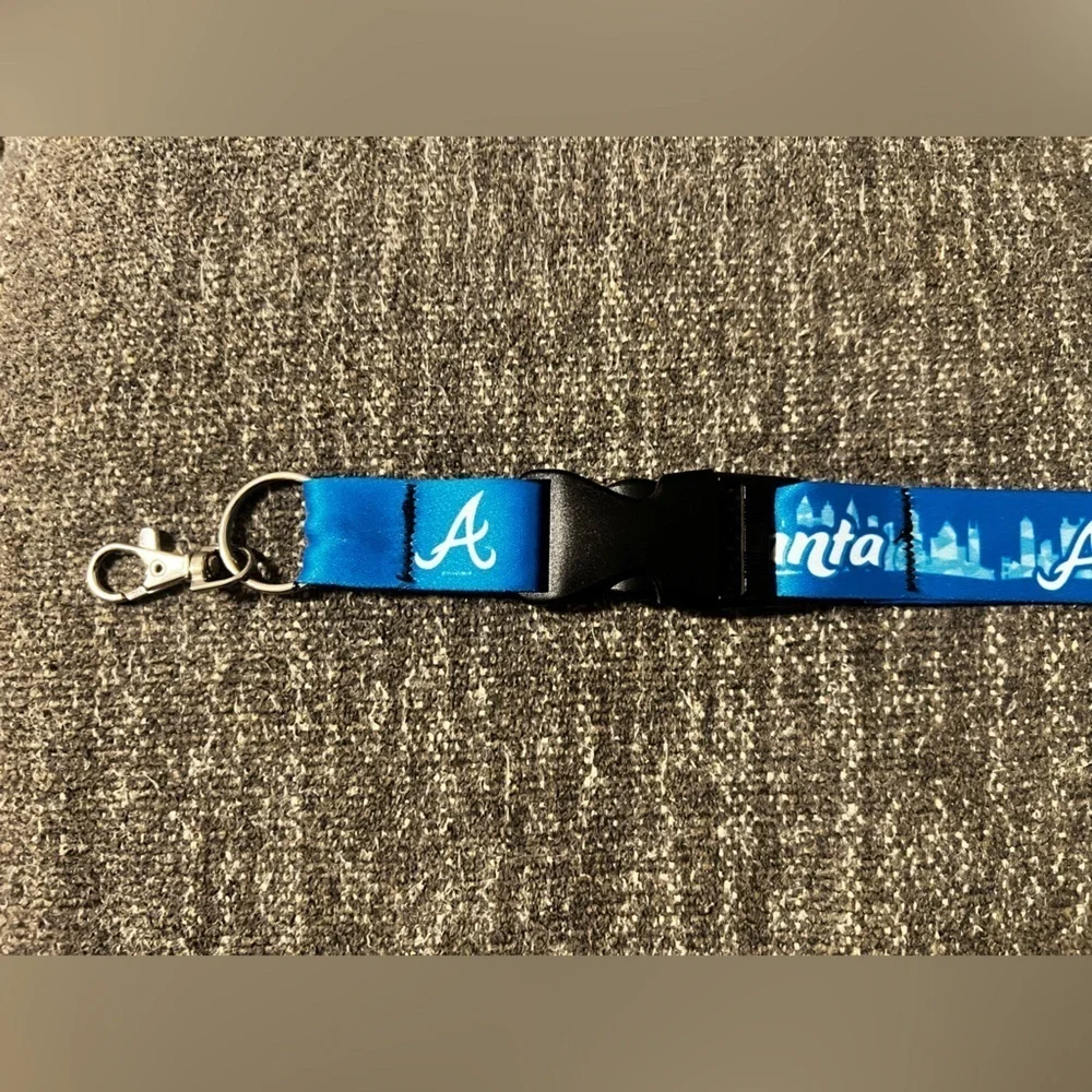 Atlanta Braves Keychain Detachable Lanyard